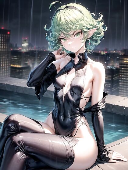 Skinny Goth Beauty Seduces in Mesmerizing Hentai Action