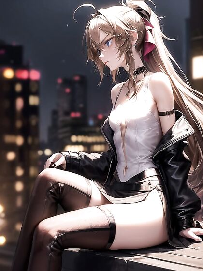 Skinny Goth Babe Gets Seductive in Erotic Hentai Action