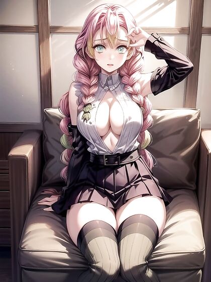 Sleeveless Cotton Undershirt in Seductive Hentai Action