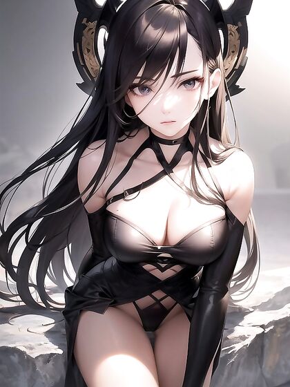 Dark-Haired Beauty inMind-Blowing Hentai Action