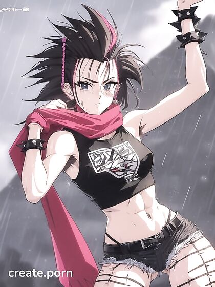 Spiky-Haired Beauty with Mohawk Gets Seductive in Horny Hentai Action