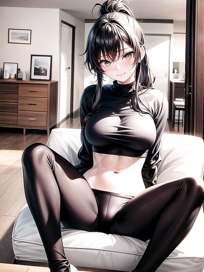 Pale-Skinned Beauty With Black Hair Seduces You in This hentai Masterpiece
