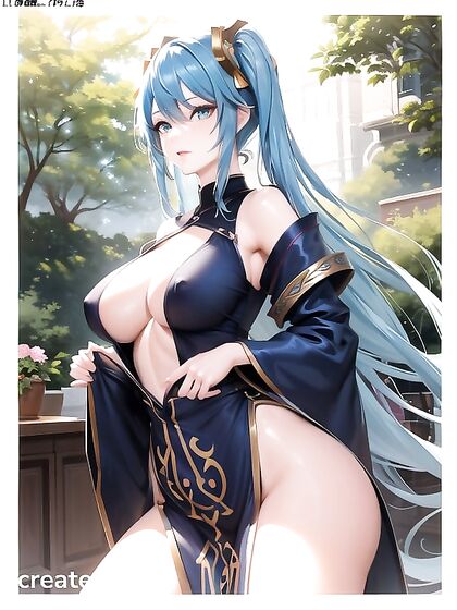 Sona from League of Legends Seduces in Sultry Hentai Action