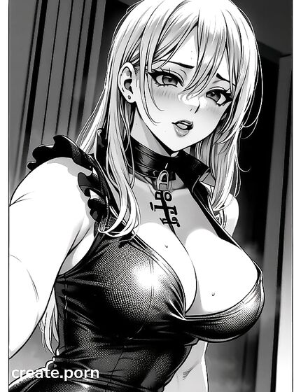 Black & White Manga(Selfie): Grabbing Boobs for Intense Hentai Pleasure