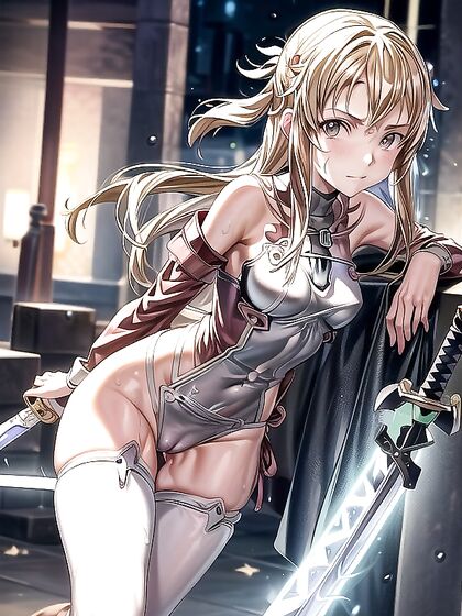 Asuna Leans Into Intense Sword Art Online Hentai Action