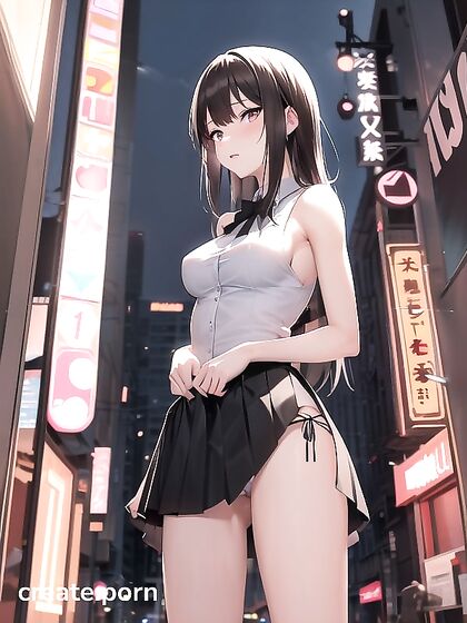 Embarrassed Fit Girl 18+ Shows Off Her Assets in Hentai Action