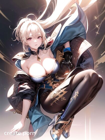 Dark Blue Tailcoat and Gold-Lined Uniform with Red Accents in Seductive Hentai Scenes