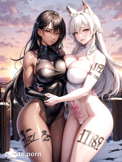 Viking Adventure: Snowy Night Pleasures with Two Lovers in hentai AI Sex
