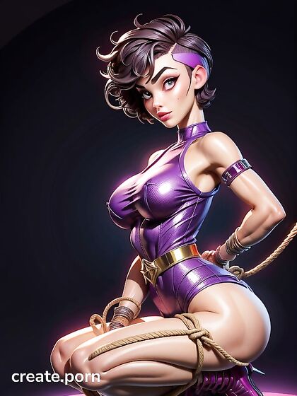 Hot 20+ Babe Stares at You in Steamy Club Hentai Action