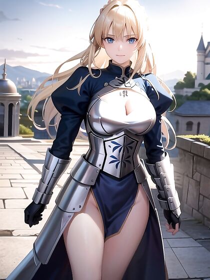 Blonde Royal Princess Seduces in Her Majestic Castle for Erotic Hentai Pleasure