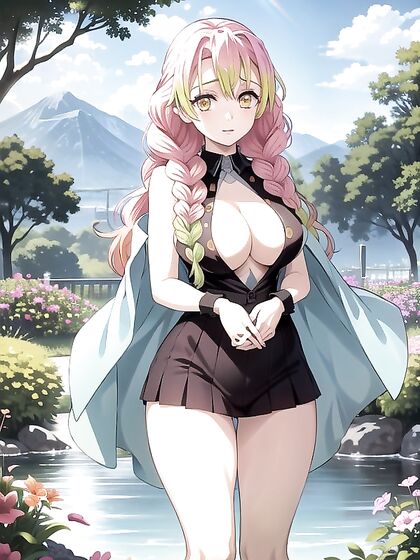 Vivid Colors and Violet Stones Enhance Crystal-Clear Pool in Turquoise Hentai Pleasure