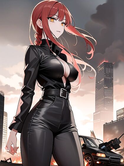 Apocalyptic Skies and Smoky Air: Intense Hentai Scenes Amidst Chaos and sirens