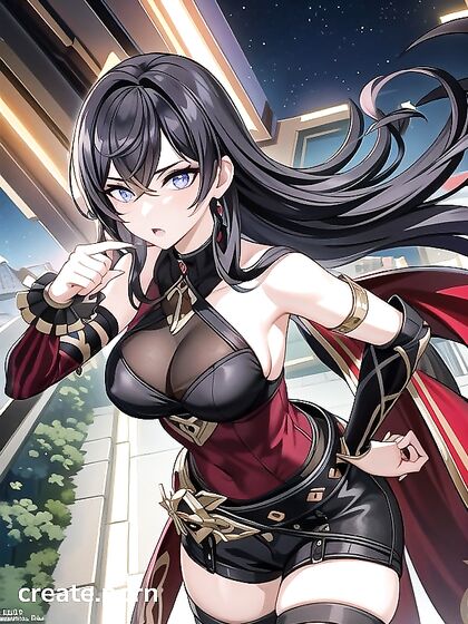 Dehya from Genshin Impact Gets Satisfied with Thick Lines in Steamy Hentai Action