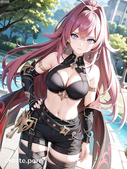 Dehya from Genshin Impact in Soft Pastel Hentai Pleasure