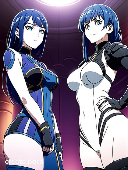 Green-Haired Beauty Shows Off Her Rounded Ass in Intense Hentai Action