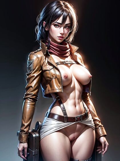 Mikasa Ackerman Strips Down for Explicit Hentai Pleasure