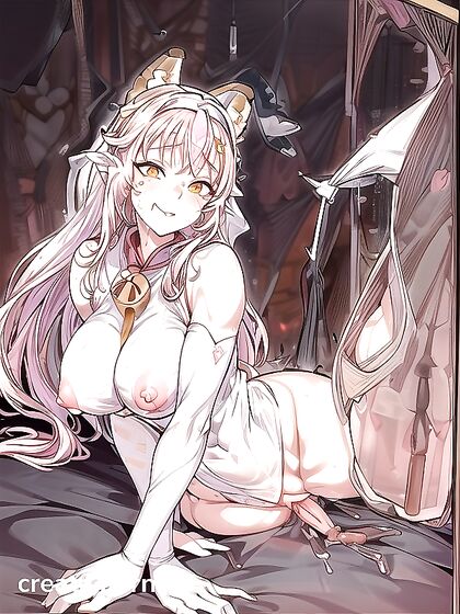 Nun's Raised Clit and Plump Labia Majora in Seductive Hentai Scenes