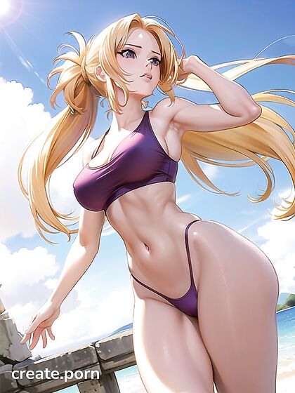 Sunlit Skin Seduction: A Sensual Front-On Hentai Experience