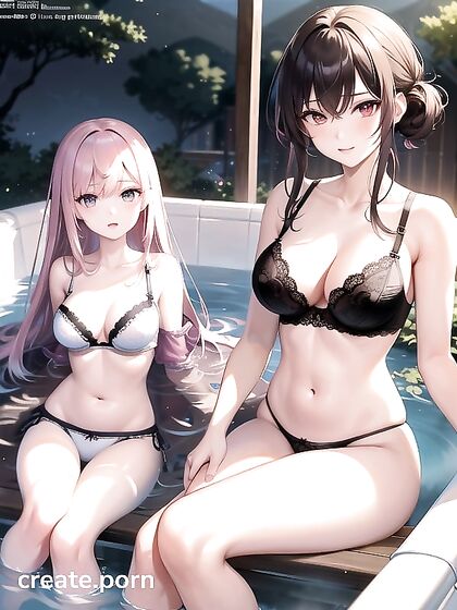 Kuki Shinobu Takes Off-Shoulder Fun to the Hot Tub in Intense Hentai Action