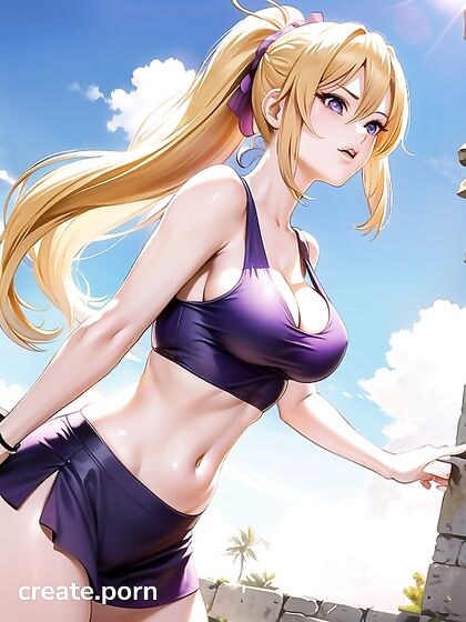 Sunny's Sunlit Skin Shines in Adorable Hentai Pleasure