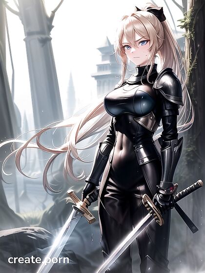 Blonde Warrior in Shining Armor Seduces You in Steamy Hentai Action