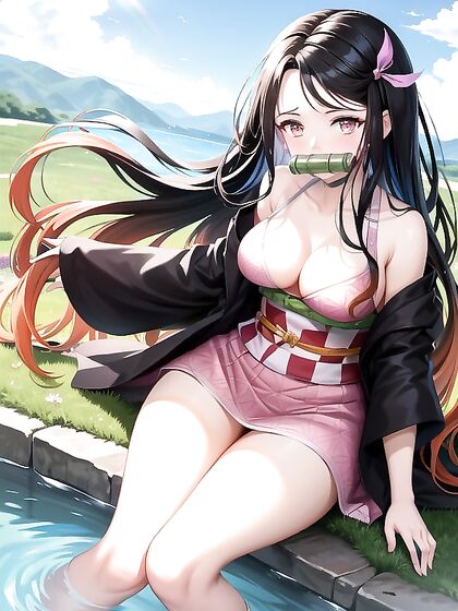 Vivid Colors and Harmonious Birdsong Enhance Turquoise Pool hentai Pleasures