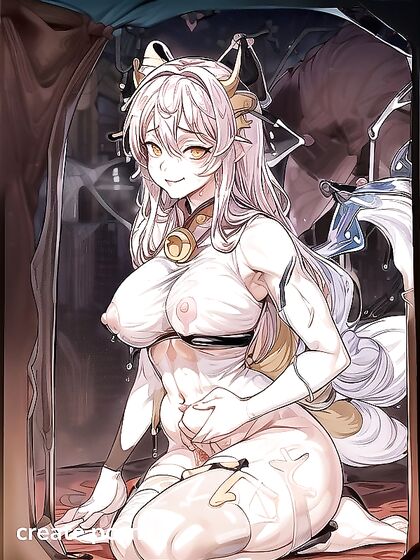 Furry Fox-Tailed Goddess Gets Sweaty in steamy Hentai Action