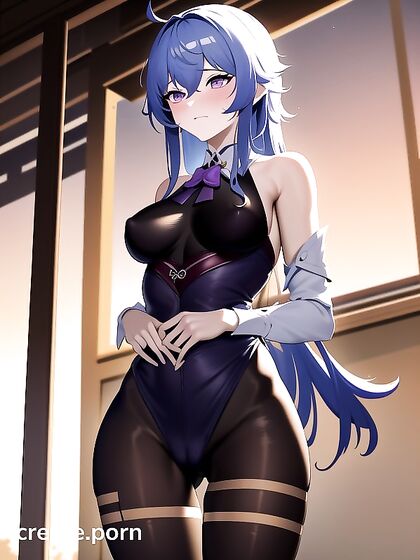 Ganyu's Skirt Flips Up in Steamy Bottom-Up Hentai Scenes