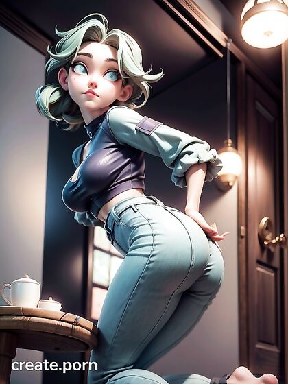 Shinobu Kochou Serves Up Skinny Seduction at the Cafe in Steamy Hentai Action