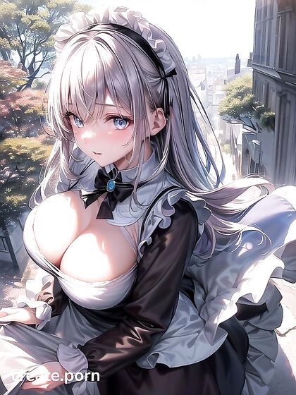 Rounded Breasts Glisten in the Snow for Seductive Hentai Pleasure