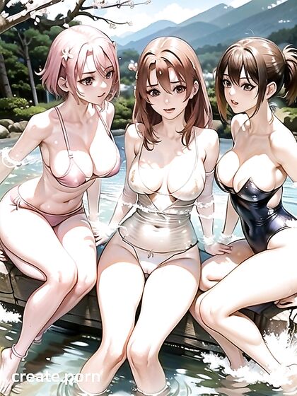 Sakura's Small Breasts vs. Ino and Hinata's Big Boobs inFit Hentai Action