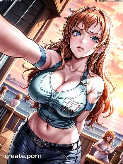 Small Breasts Glow at Sunset in Standing Hentai Bliss