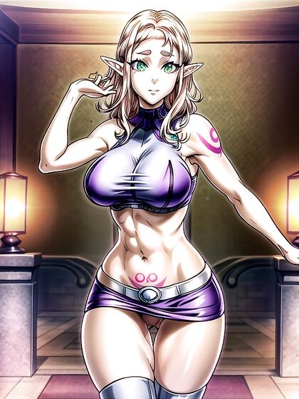 Glowing-Eyed Beauty in Lingerie Sends Shivers with Small Breasts Hentai Action
