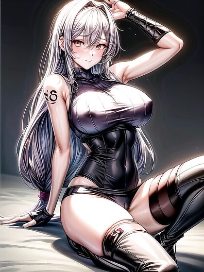 Sensual Medium Breasted Girl 18+ in Thigh-High Socks Takes You on a Hentai Journey