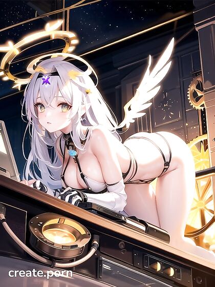 K with Medium Breasts Bound by Cables for Intense Hentai Pleasure