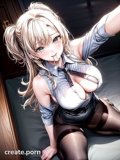 Blonde Takes Multiple Dicks in Her Tight Ass During Wild Hentai Session