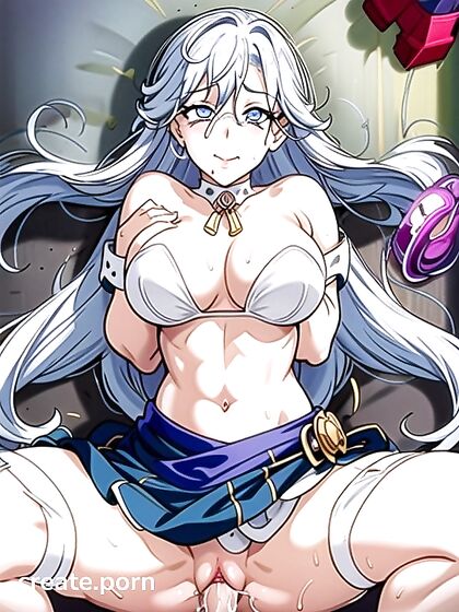 Wet Thighs Revealed in Tight Clothing for Steamy Hentai Pleasure