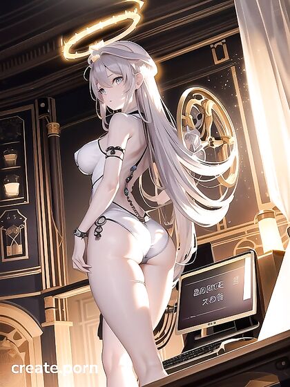 Fit Girl 18+ with Medium Breasts in SFW Hentai Action