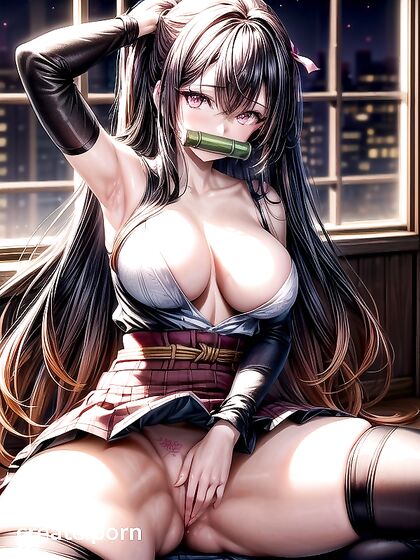 Large-Breasted Beauty Strips Down for Steamy Hentai Action