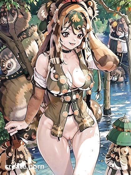Ginger Goddess with Pale Skin Seduces in Sensual hentai Action