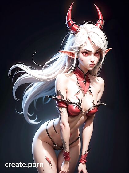 Skinny Girl 18+ in 3D Hentai Fantasy Enjoying Intense Solo Pleasure