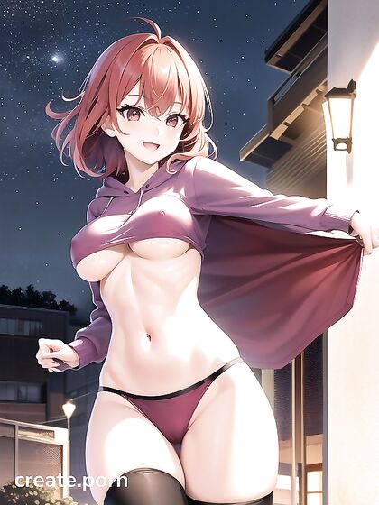 Rounded-Ass Beauty Dances Seductively Under the Moonlight in Hentai Night Fantasies