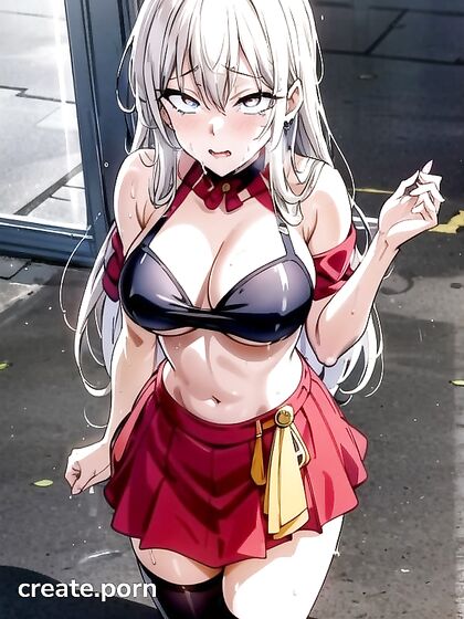 Massive Ass Bust Shot Staring at You in Seductive Hentai Action