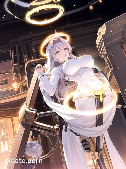 GlowingMechanicalHaloandBodypipeinGearfilledHentaiPleasure