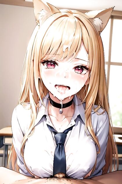 Blue-Eyed Beauty in Sport Bra Shows Off-Thighs for Horny Hentai Action