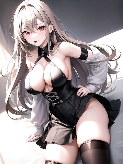 Ash-Haired Babe with Curvy Hips Dives into Seductive Anime Hentai Action