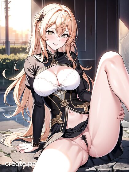Sunset Silhouettes: Medium-Ass Beauty in Seductive Dress hentai