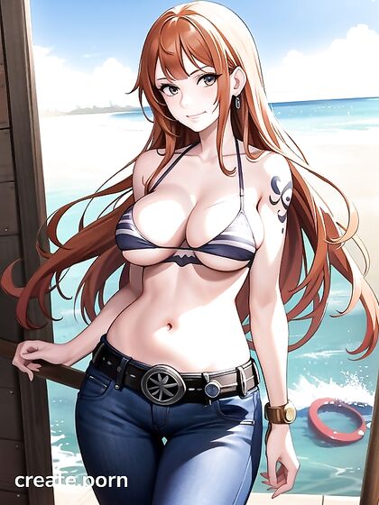 Nami's Pregnant Fantasy Unleashed in Steamy Hentai Action