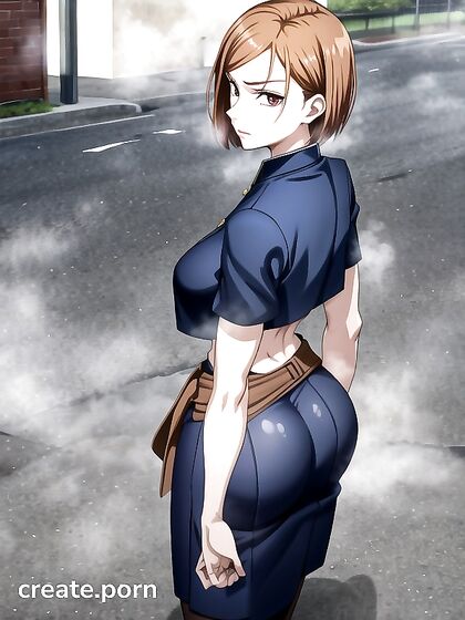 Kugisaki Nobara Stares Intensely at You in Heated Hentai Action