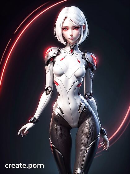Red-Eyed Robot Girl 18+ Gets Pleasured inMind-BendingStraight Hentai Action